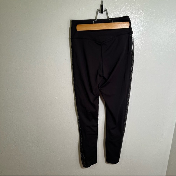 Pam & Gela Move Fast Legging Black Sequin Side Stripe P - Picture 6 of 9